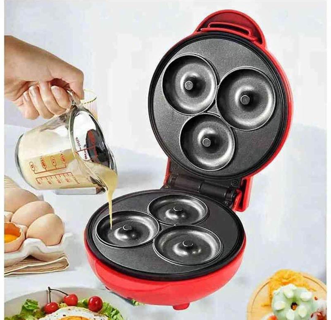 Máquina Eléctrica de Mini Donas 3 Moldes
