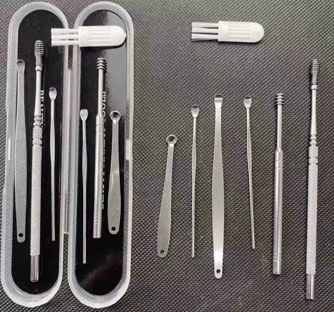 Kit 10 en 1 de Limpieza de Oídos Inoxidable